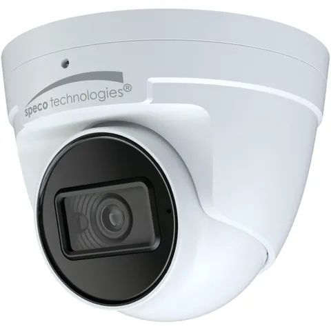 Speco 0115-1132 4mp H.265 Ip Turret Camera With Ir,wdr, 2.8mm Fixed Lens,...