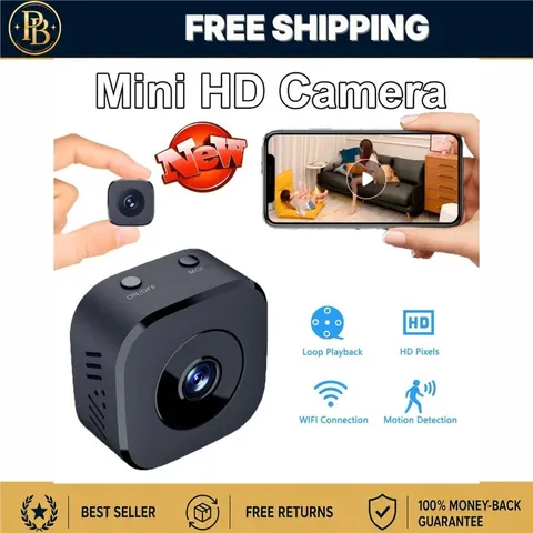 SSET Mini WiFi Security Camera HD Full Color Night Vision Waterproof