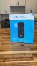 myQ Home Entry 3-in-1 Video Smart Lock Biometric Camera Doorbell Black NEW