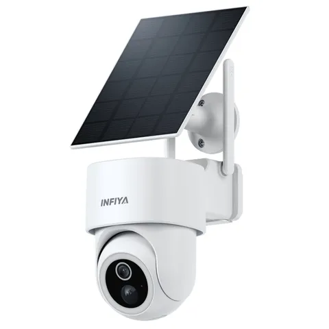 INFIYA L1 2K Security Camera Outdoor Wireless Solar Powered 360°PTZ Ai Detection