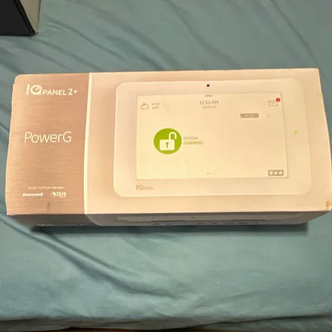 Qolsys IQ Panel 2+ PowerG 7in Touchscreen Panel LTE Wi-Fi Bluetooth White