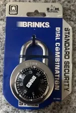 Brinks Dial Combination Lock Steel Standard Security