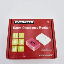 SECO-LARM ENFORCER RM-R100-KB1Q Room Occupancy Monitor 1-Room Kit New Open Box