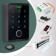 HOMSECUR Weatherproof IP66 APP WIFI Fingerprint PIN Access Control Touch Keypad