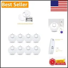 Customizable 120dB Vibration Window Alarm - 8 Pack Perfect for Home & Office Use