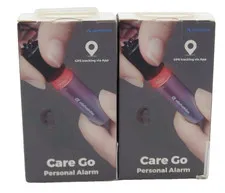2 X Alphahom® Care Go Smart Personal Alarm With Bluetooth GPS Location Tracking