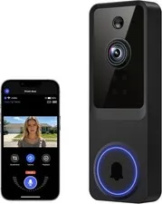 1080P Wireless Video Doorbell Camera, AI Human Detection, 2-Way Audio, Night Vis