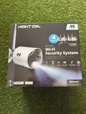 New Night Owl 10 Channel Bluetooth Video Home Security Camera System w/4 4K