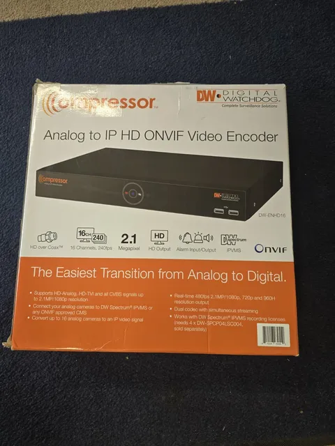 Digital Watchdog DW-ENHD16 Analog to IP HD Video Encoder