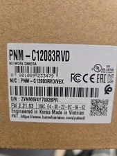 Hanwha Vision PNM-C12083RVD IP Network Camera, Wired, Color, White