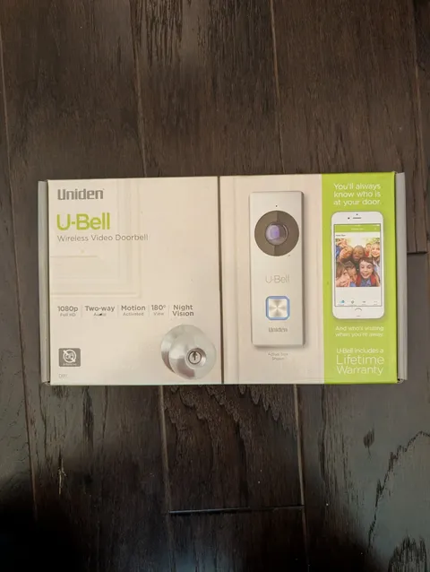 Uniden DB1 Wireless Video Doorbell
