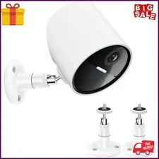 2 Pack Wall Mount Compatible with SimpliSafe Outdoor Security Camera, 360° Rot