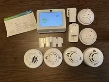 Qolsys IQ Panel 4 PowerG 344MHz 2GIG Honeywell Kit Door, Motion, Smoke, CO