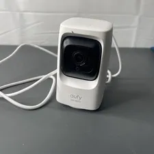 Eufy Indoor Cam 2K Pan & Tilt Security Camera - White   CB2