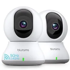 blurams Security Camera 2K, Baby Monitor Dog Camera 360-degree for Home Secur...