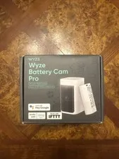 Wyze Battery Cam Pro 2k HDR Wireless Outdoor-Indoor Security Camera White - New!