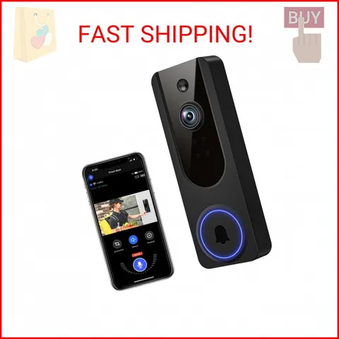 VanaOrbi 1080p WiFi Video Doorbell Camera Wireless, Battery Powered, AI Human an