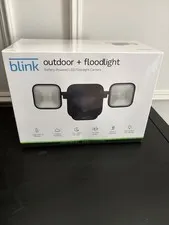 Blink Outdoor + Floodlight Camera, Motion Detection, Wi-Fi, Alexa, Black