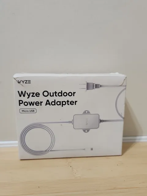 *NEW* Wyze Outdoor Power Adapter for Wyze Cam Micro USB 12' WYZECV30A