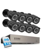 3K Lite 8CH Security Camera System Outdoor with 1TB Hard Drive,AI Human/Vehic...
