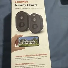 2 PCS LongPlus 2K Solar Home Security Camera With Person Detection Model X84
