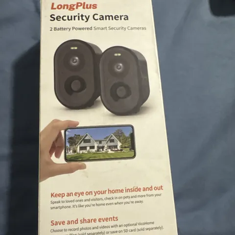 2 PCS LongPlus 2K Solar Home Security Camera With Person Detection Model X84