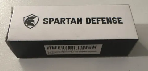 Spartan defense Personal Alarm White. New In Box Opened