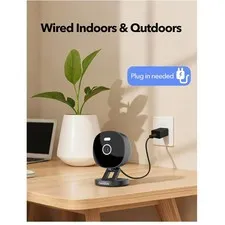 Weatherproof Indoor Outdoor Security Camera, White Light