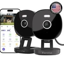 2K Waterproof Security Camera - Indoor/Outdoor, Motion Detection & Night Vision
