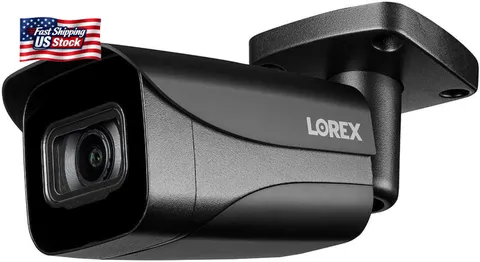 Lorex 4K Metal Bullet Camera – Poe Wired Home Security Add-On Camera - Motion De