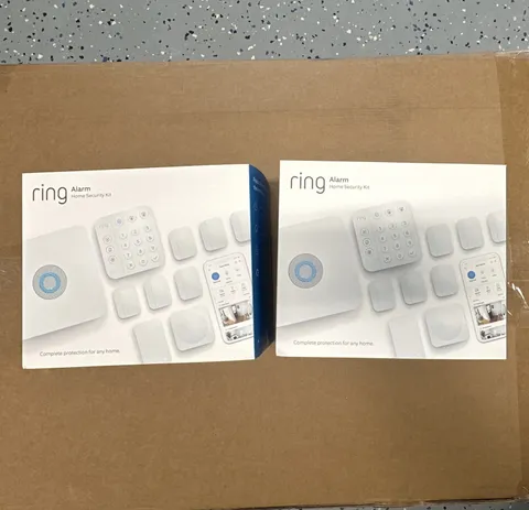2 Ring Alarm Home Security Alarm Kits, Ring Alarm Home Security Kit Model, White