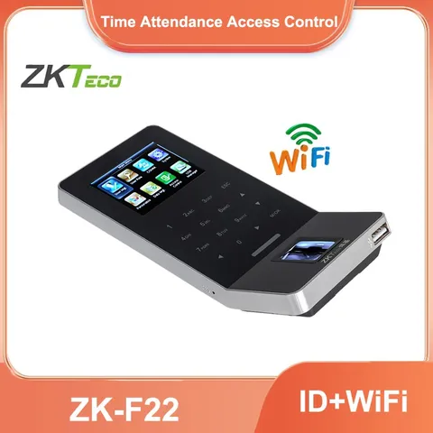 ZK F22 WIFI ID TCP/IP Fingerprint Door Access Control Time Attendance Machine