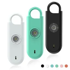 Fauxomor 140dB Personal Safety Alarm for Women, 3 Pack Safe White+Green+Black