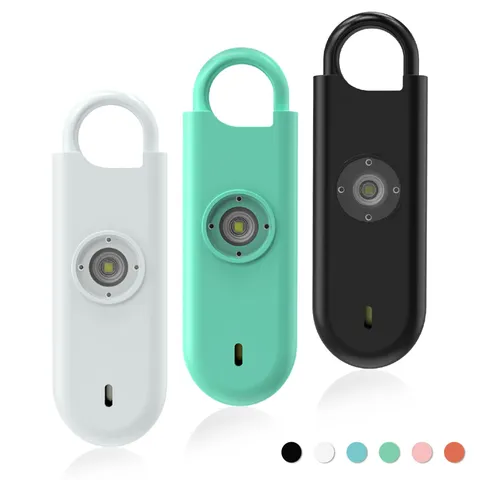 Fauxomor 140dB Personal Safety Alarm for Women, 3 Pack Safe White+Green+Black