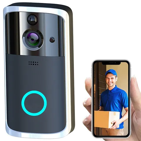 Wireless WiFi Video Doorbell Camera Night Vision 2-Way Audio Smart App Alerts