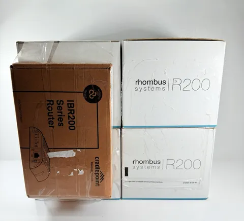 Rhombus R200 128GB 5MP DOME CAMERA R200 NEW Outdoor Security Bundle With Router