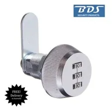 Resettable Combination Cam Lock -29mm- Suits Letterboxes,Cupboards- BDS7850L
