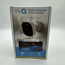 myQ Smart Outdoor Wired Camera 1080p Weatherproof Wi-Fi Night Vision 2-Way NEW