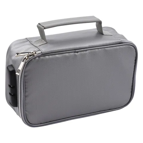 Fireproof File Document Bag Safety Organizer With 3-Digit Lock Zipper Closu PHUS