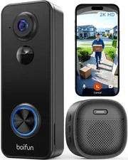 Video Doorbell Camera Wireless, 180° Wide View, 2K, No Subscription | AI Human D