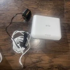 EUC Netgear Arlo Pro Base Station VMB4000 W/ Power Supply And Ethernet Cable