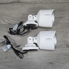 Lorex C882DA 4K Ultra HD Analog Active Deterrence Security Bullet Cam - 2 Pk (B)