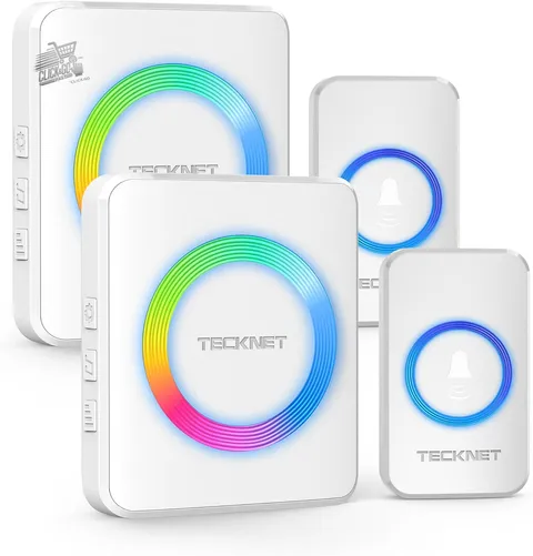 Wireless Doorbell, Waterproof Outdoor Wireless Doorbell, 60 Melodies C