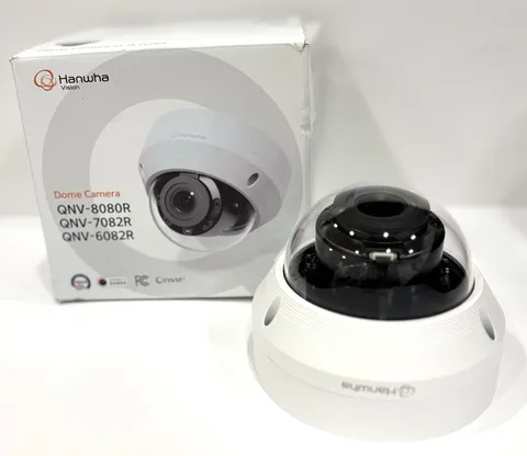 Hanwha Vision QNV-8080R 5MP PoE Network Dome Camera IP66 IK10 Open Box