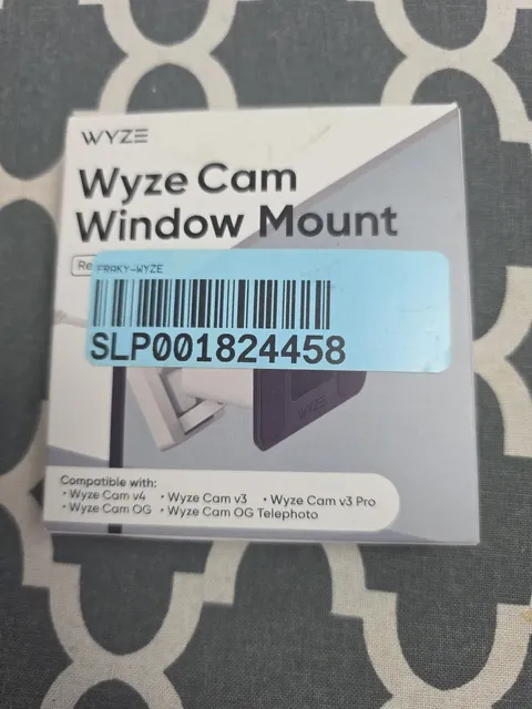 Wyze Cam Window Camera Mount (v3, OG, V3 Pro, Telephoto)  Reduces Glare