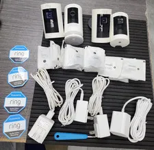 4 Ring Security Cam Set (1 Outdoor & 3 Indoor/Outdoor) B0C5QRZ47P 8SS1E8-WEN0