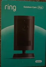 Ring - Outdoor Cam Plus, Battery, Wide-Angle 2K Video