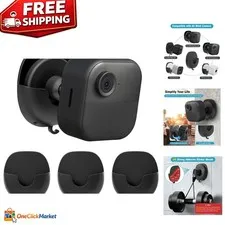 Elegant 3-Pack Adhesive Wall Mount for Blink Cameras - Damage-Free Design