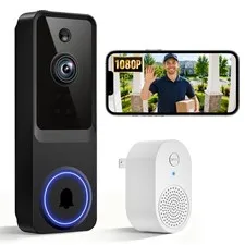 Video Doorbell Camera Wireless with Receiver