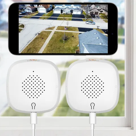 2 Pack 3MP Indoor/Outdoor Security Cameras with AI Night Vision & Alerts